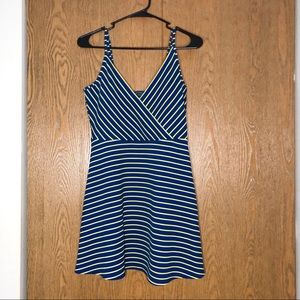 Aero Striped Skater Dress